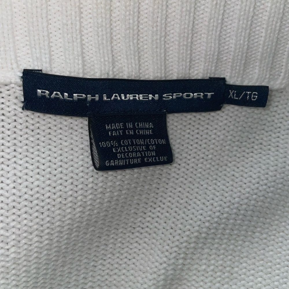 Ralph Lauren Sport Full Zip Sweater XL - Picture 2 of 3